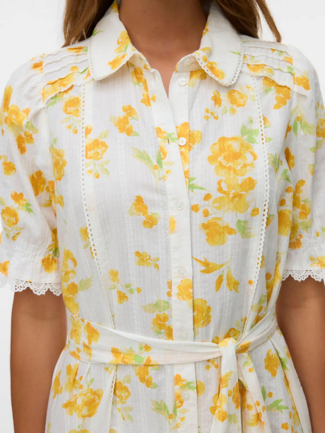 VMGry 2/4 Detail Lace Maxi