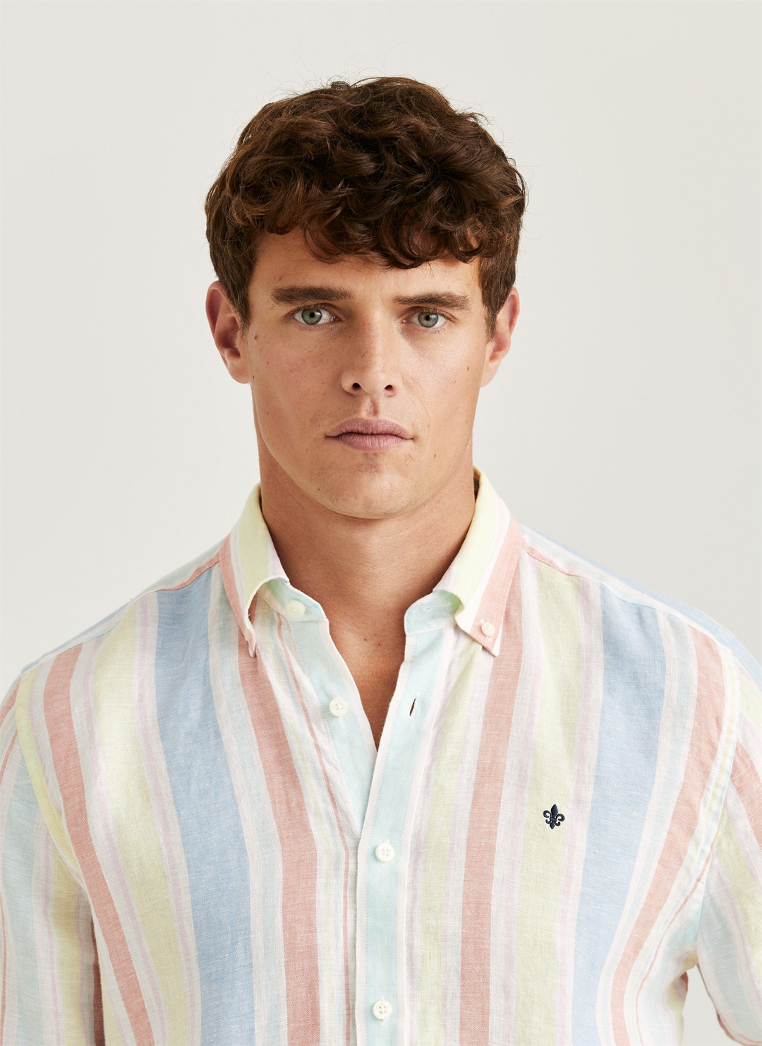 Happy Linen Stripe Shirt