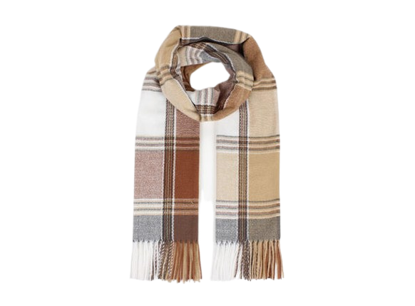 Klassisk skjerf med ruter