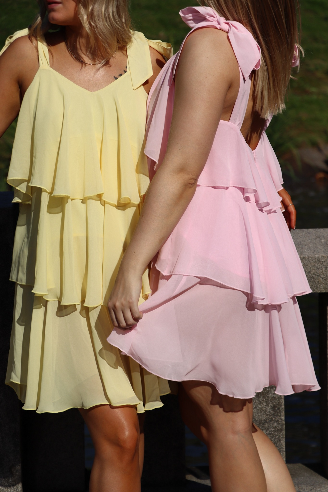 VMFelicia Tiestrap Ruffle Short Dress