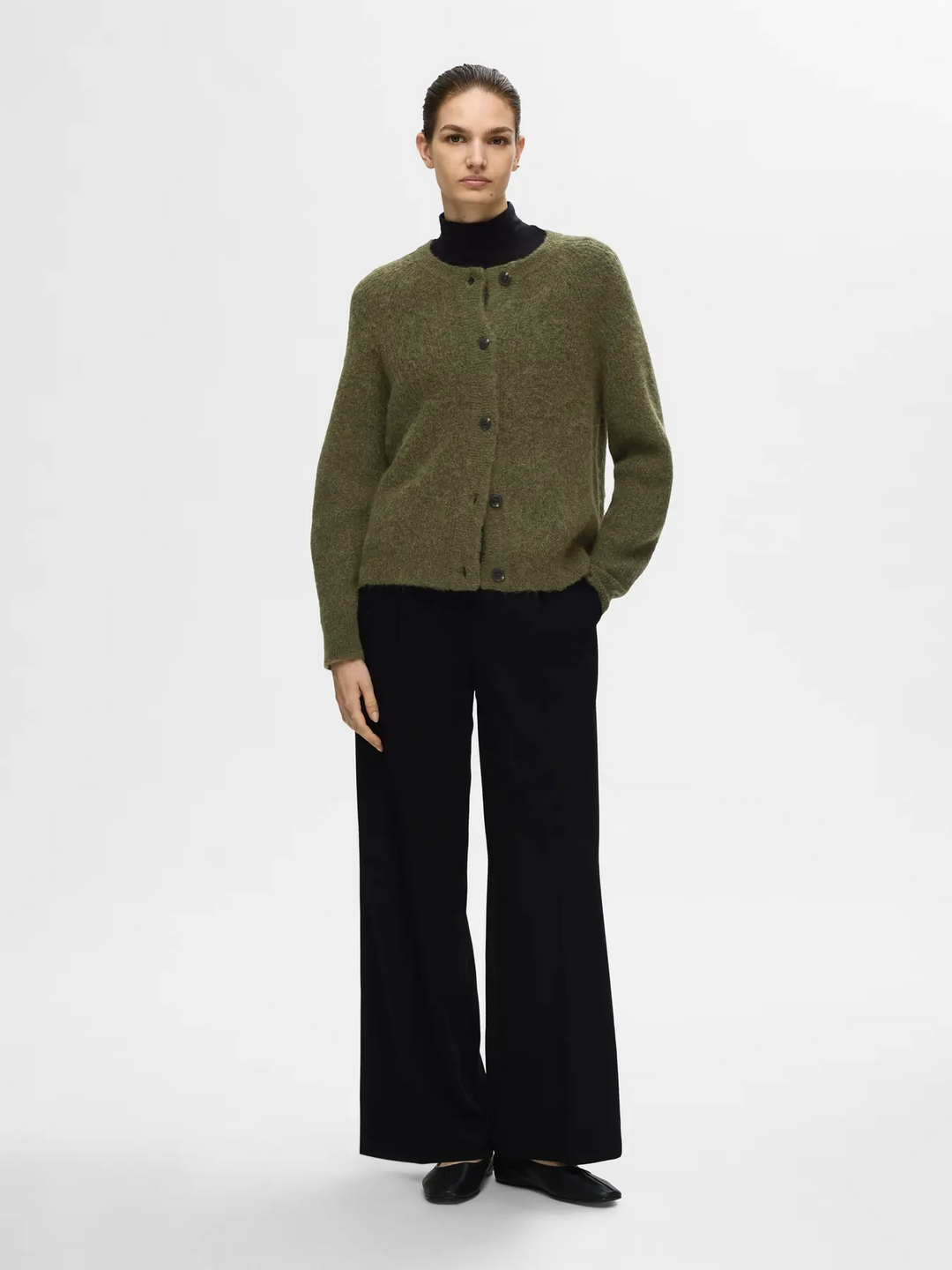 SFLulu LS Knit Short Cardigan