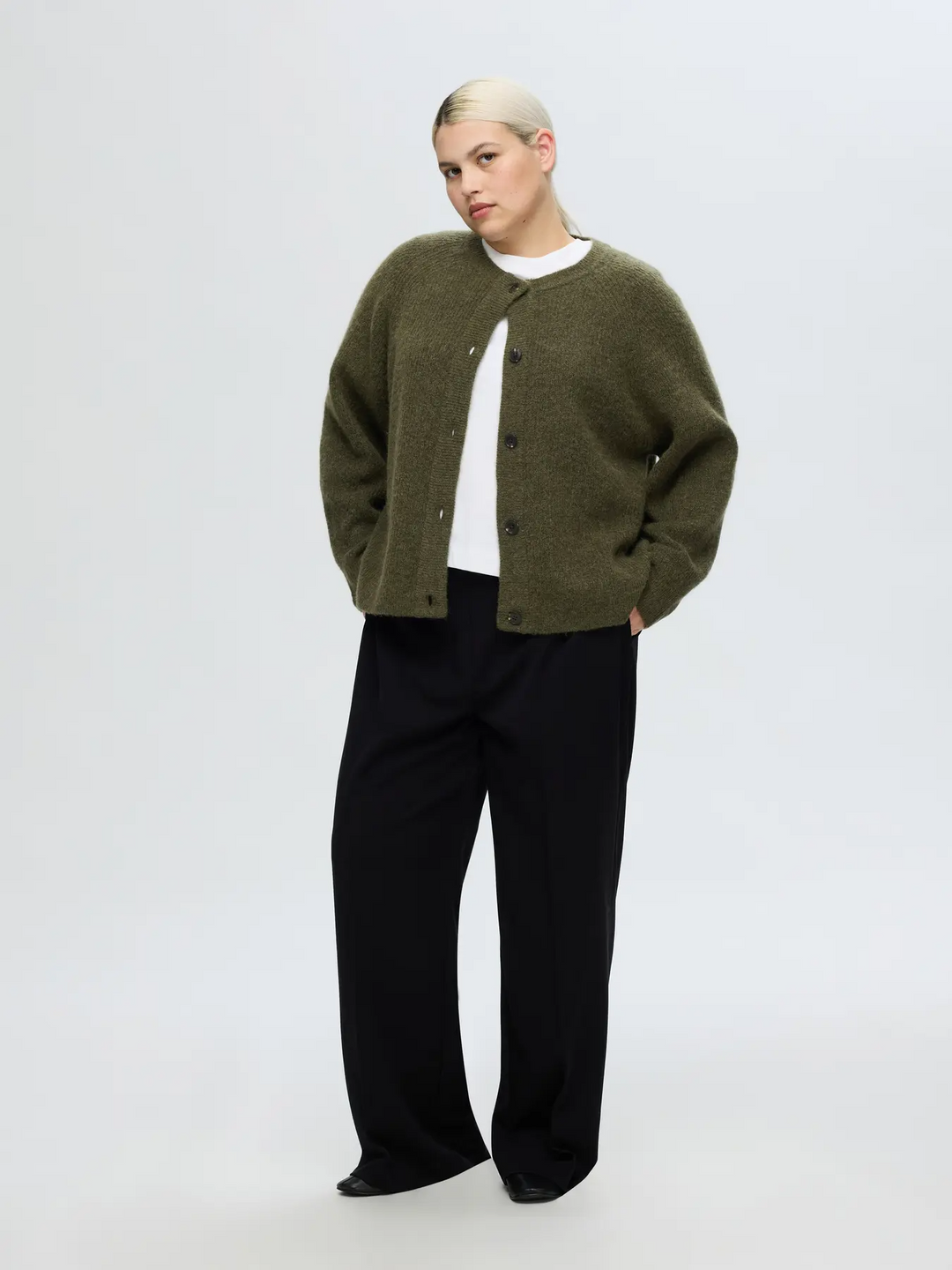 SFLulu LS Knit Short Cardigan