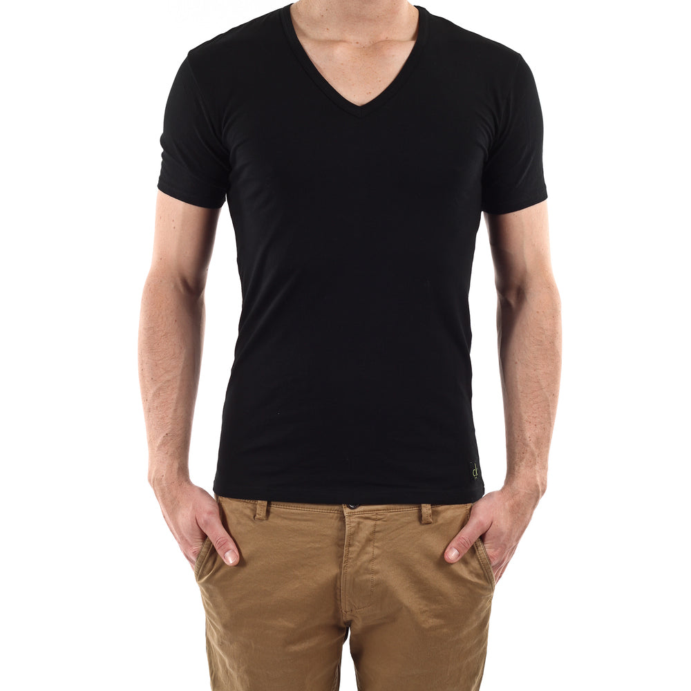 2-PACK V-HALS T-SKJORTE