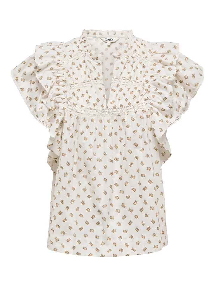 ONLLele Caps Frill Top