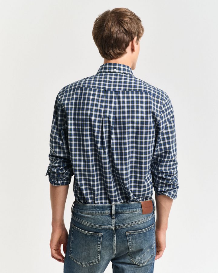 Reg Classic poplin tartan shirt