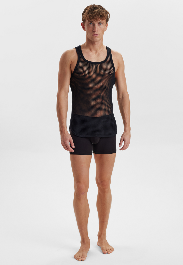 Wool Mesh Tank Top