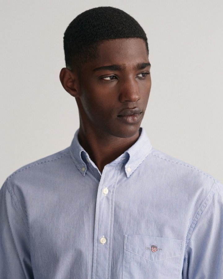 Regular Poplin Banker Shirt