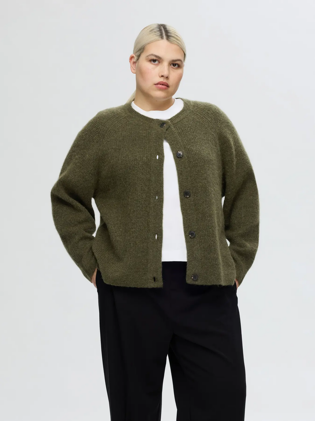SFLulu LS Knit Short Cardigan