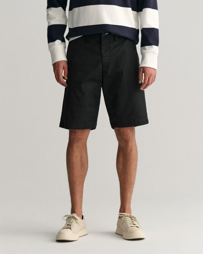 Relaxed twill shorts