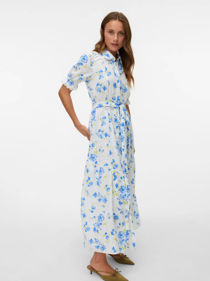 VMGry 2/4 Detail Lace Maxi