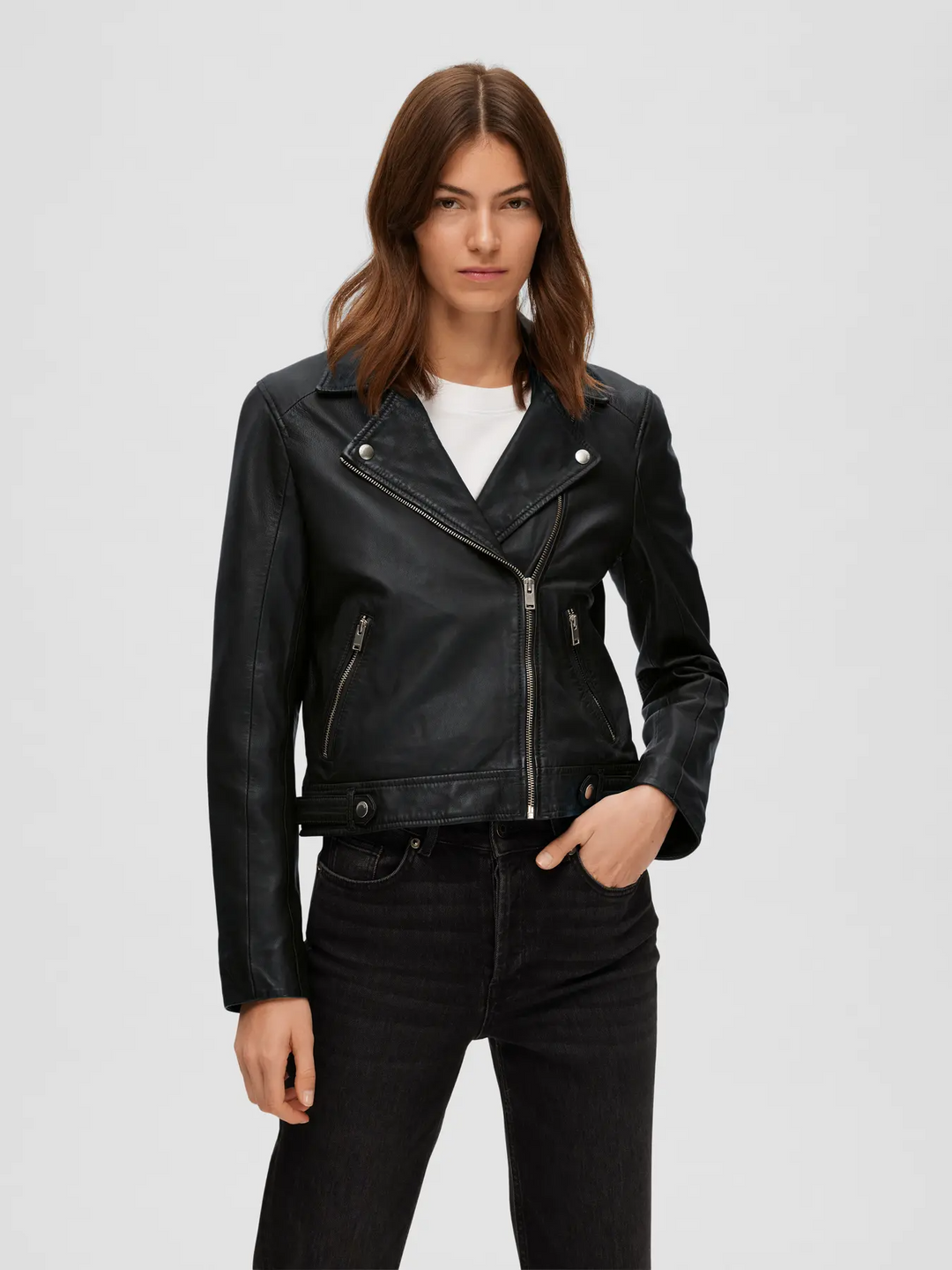 SLFKatie Leather jacket