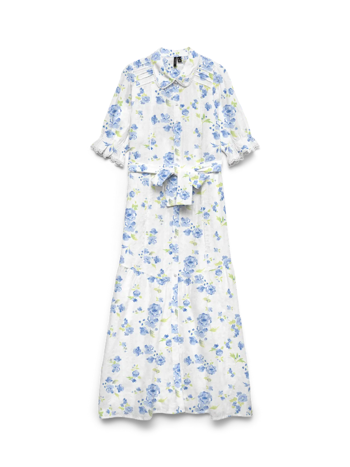 VMGry 2/4 Detail Lace Maxi