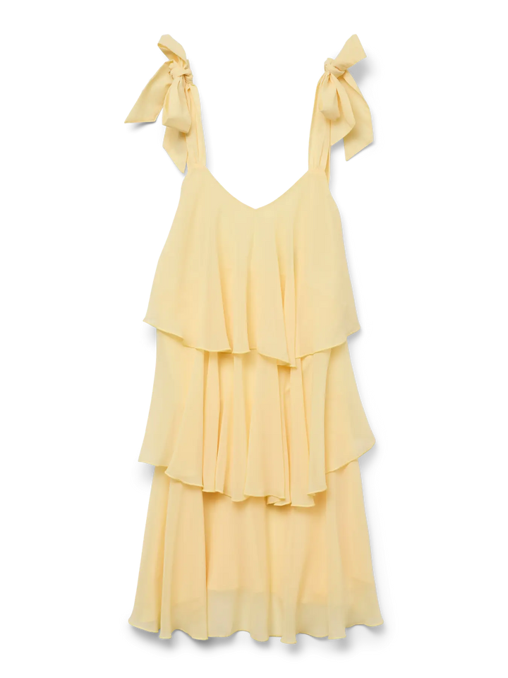 VMFelicia Tiestrap Ruffle Short Dress