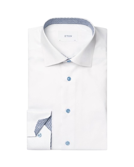 SLIM Solid Signature Twill Geometric Effect