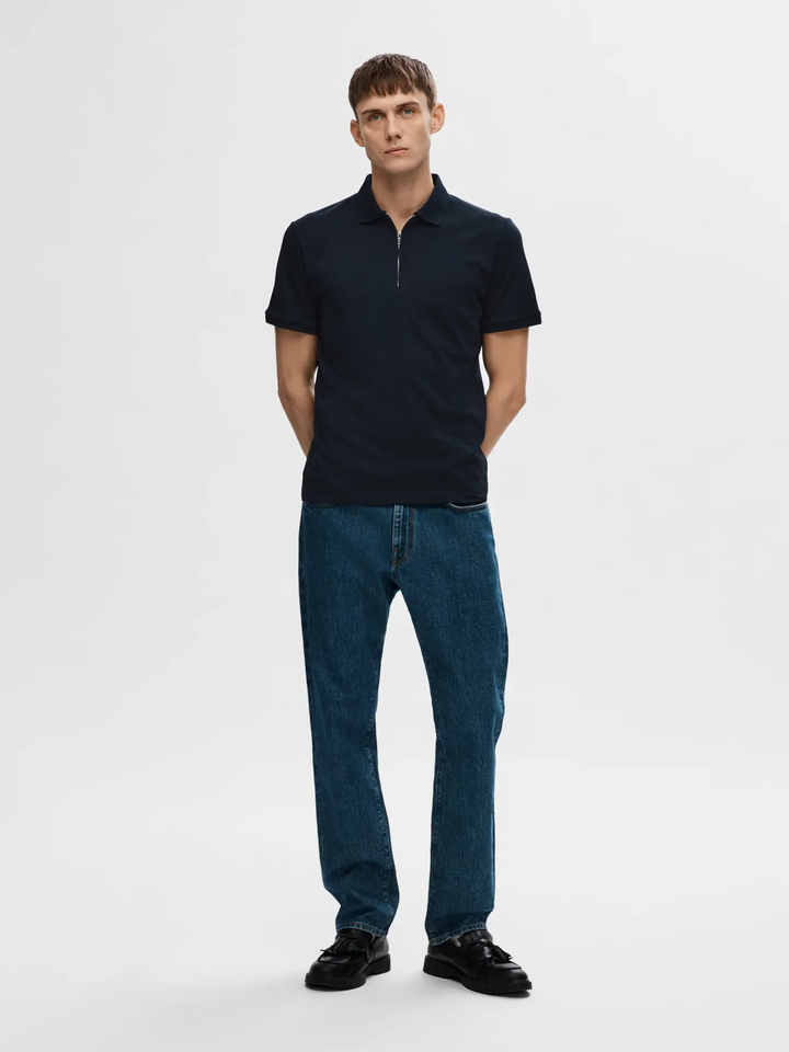 SLHFave Zip Polo