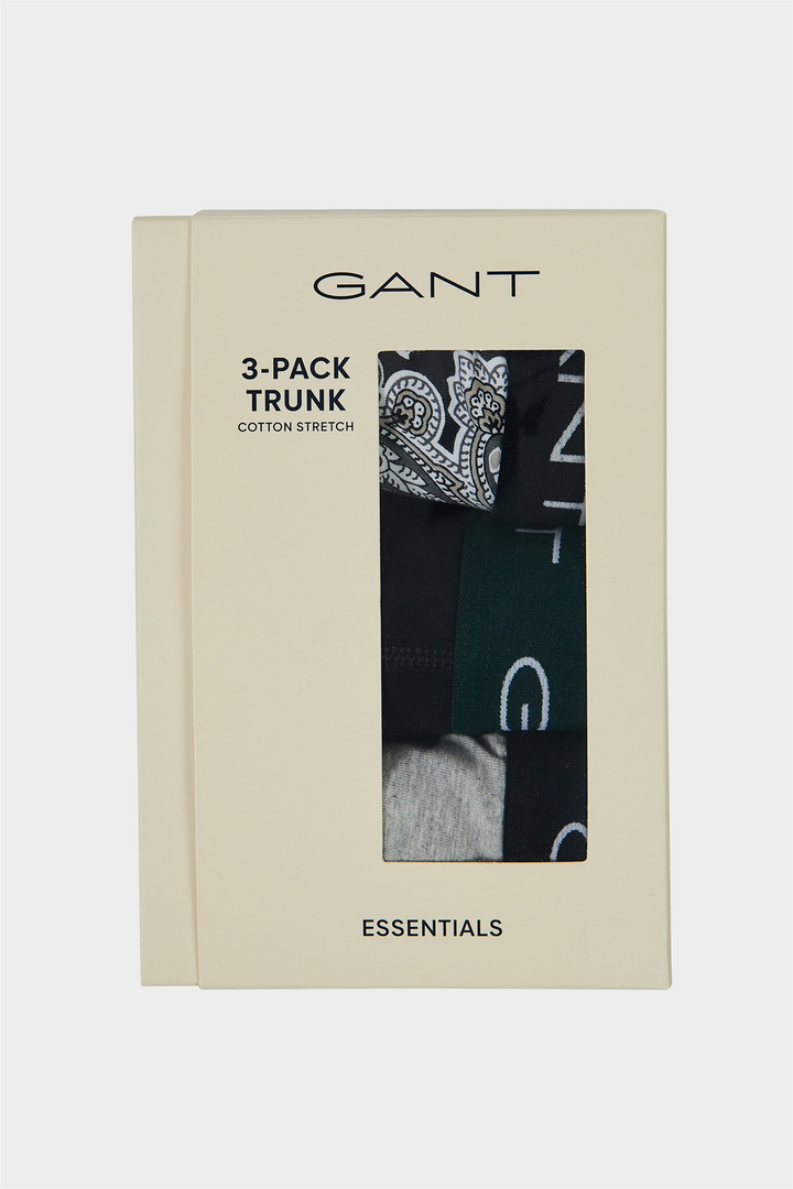Paisley print trunk 3-pack