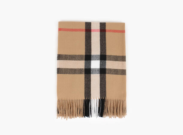 Klassisk skjerf med store ruter