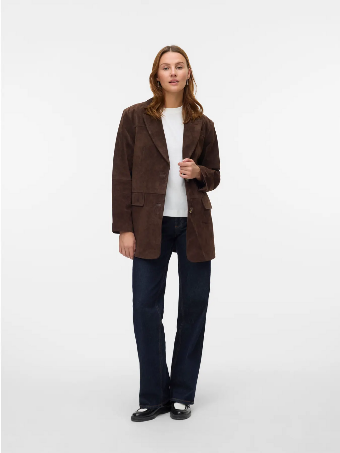 VMPernille Ls Suede jacket