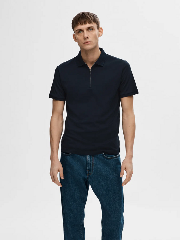 SLHFave Zip Polo