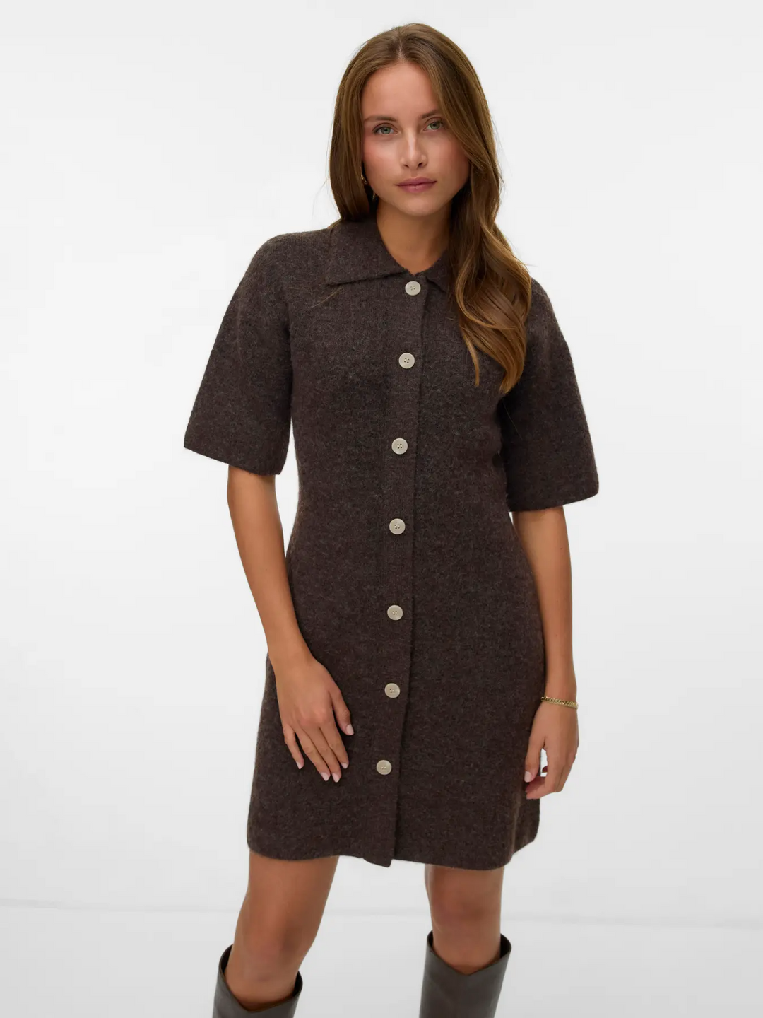 AWOlivia 2/4 short knit dress