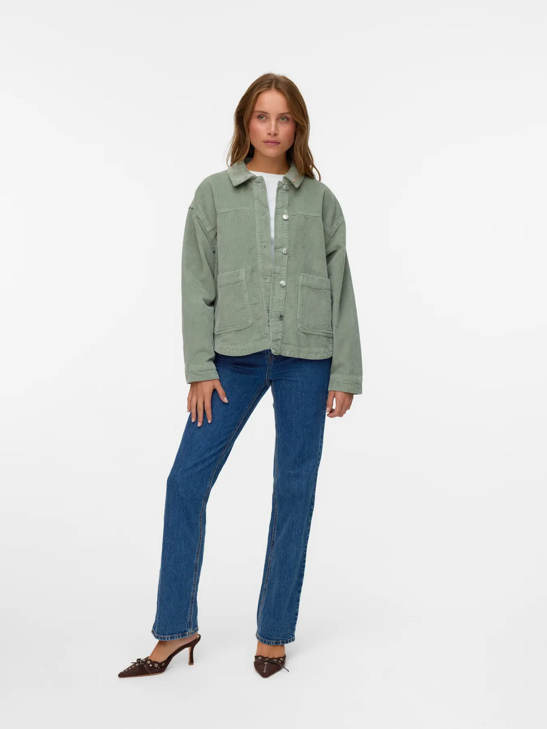 VMJamie Ls Corduroy Shacket mix