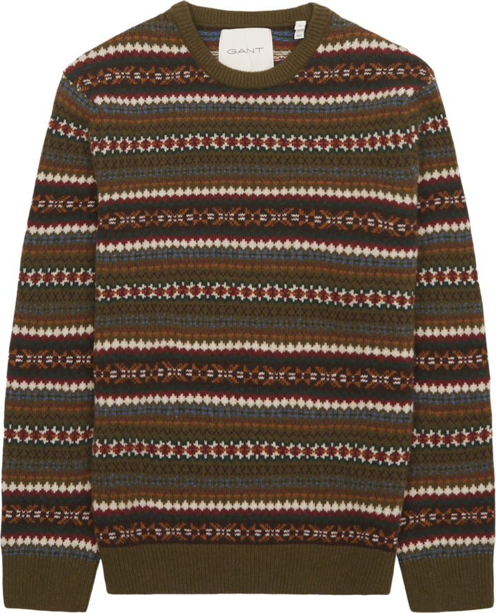 Fair Isle C-Neck