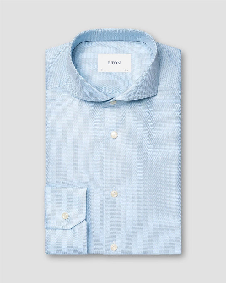 SLIM Herringbone Signature Dobby Shirt
