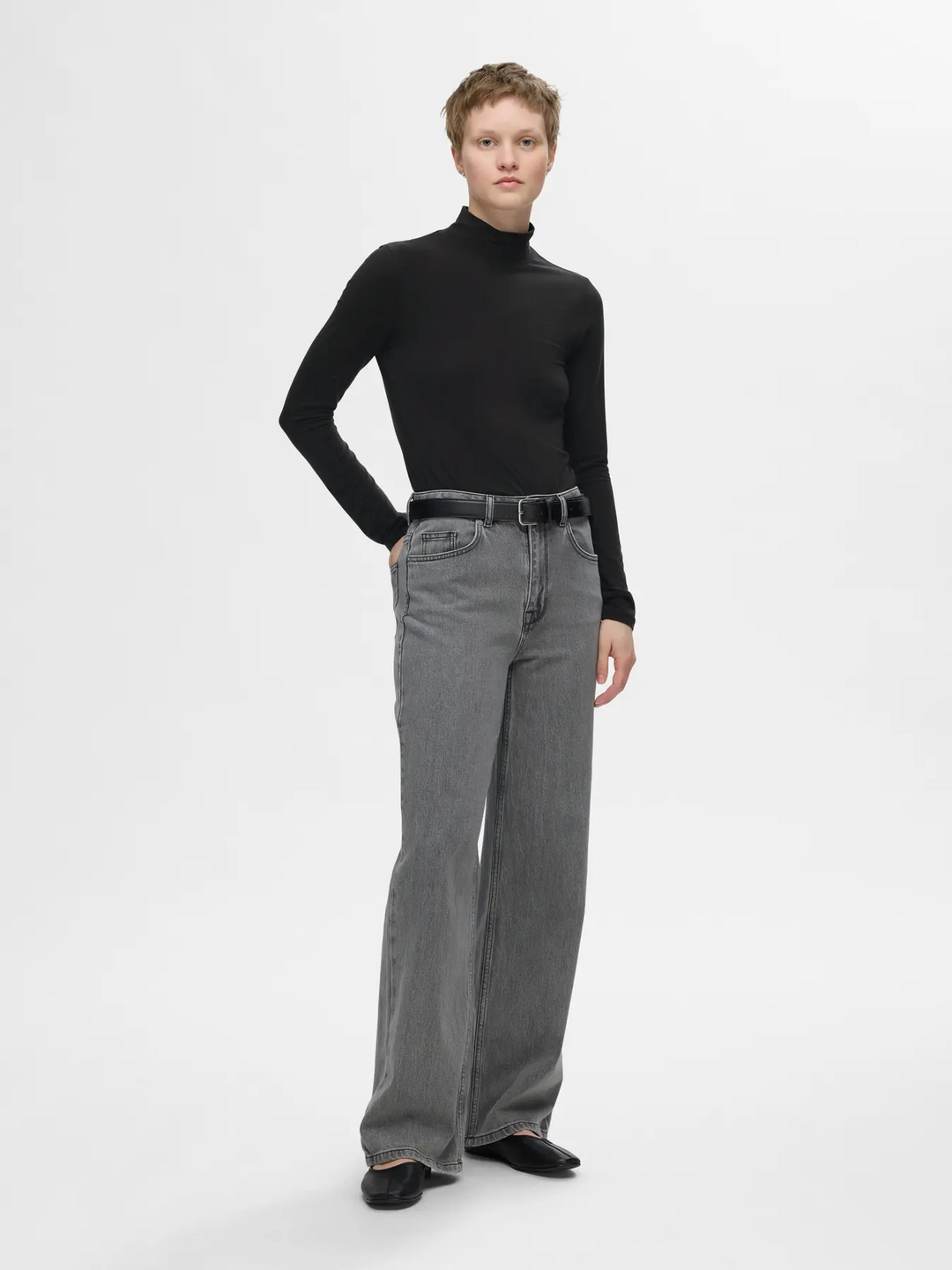 SFLMANJA LS HIGH NECK NOOS