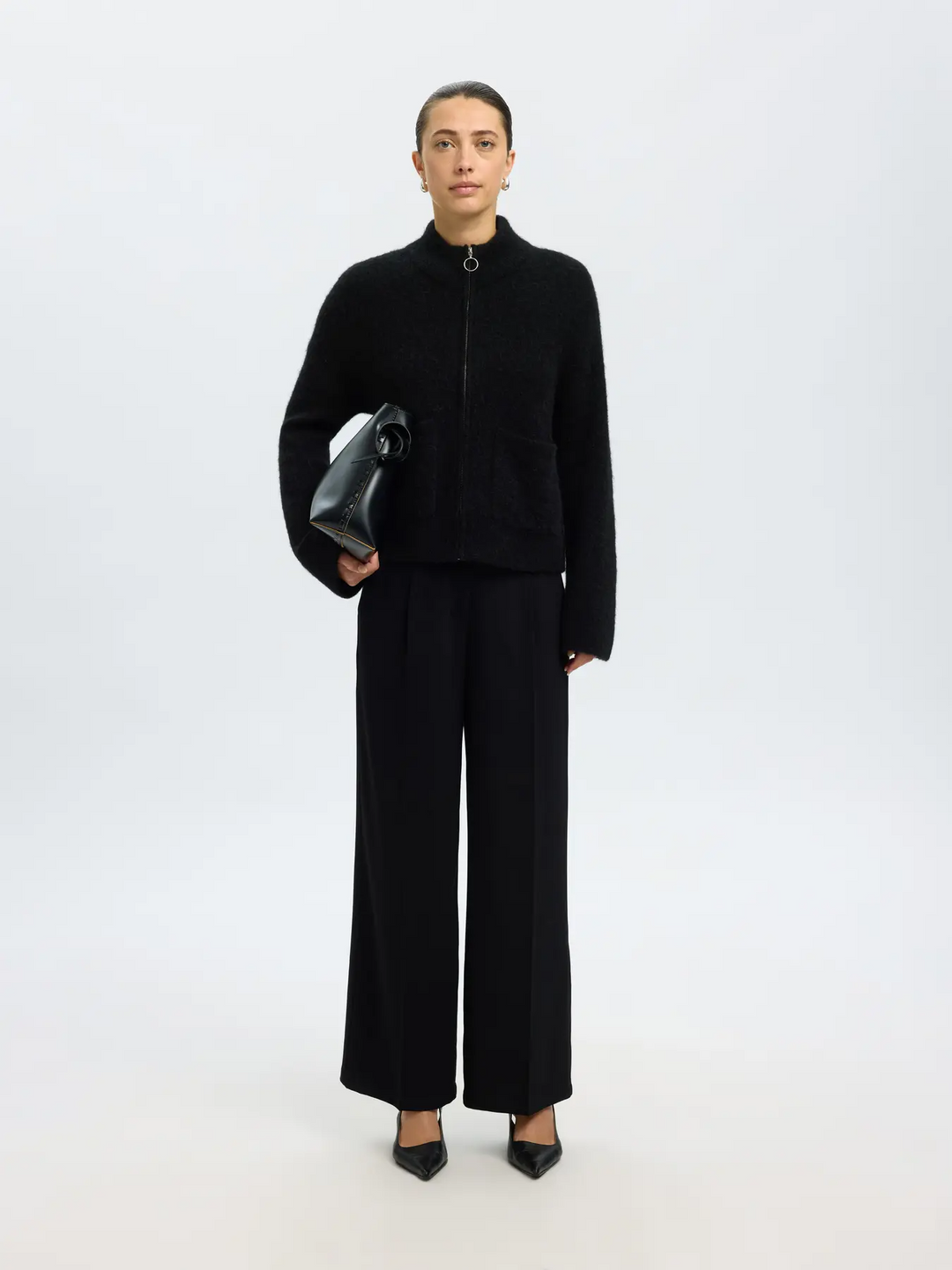 SLFSia RAS LS Knit Zipper