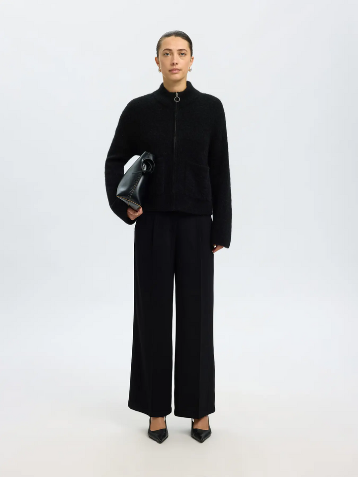 SLFSia RAS LS Knit Zipper