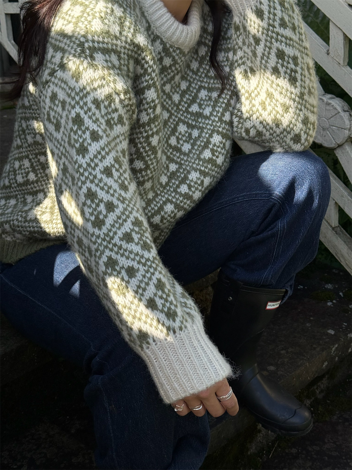 VMINGA LS O-NECK OVERSIZED PULLOVER