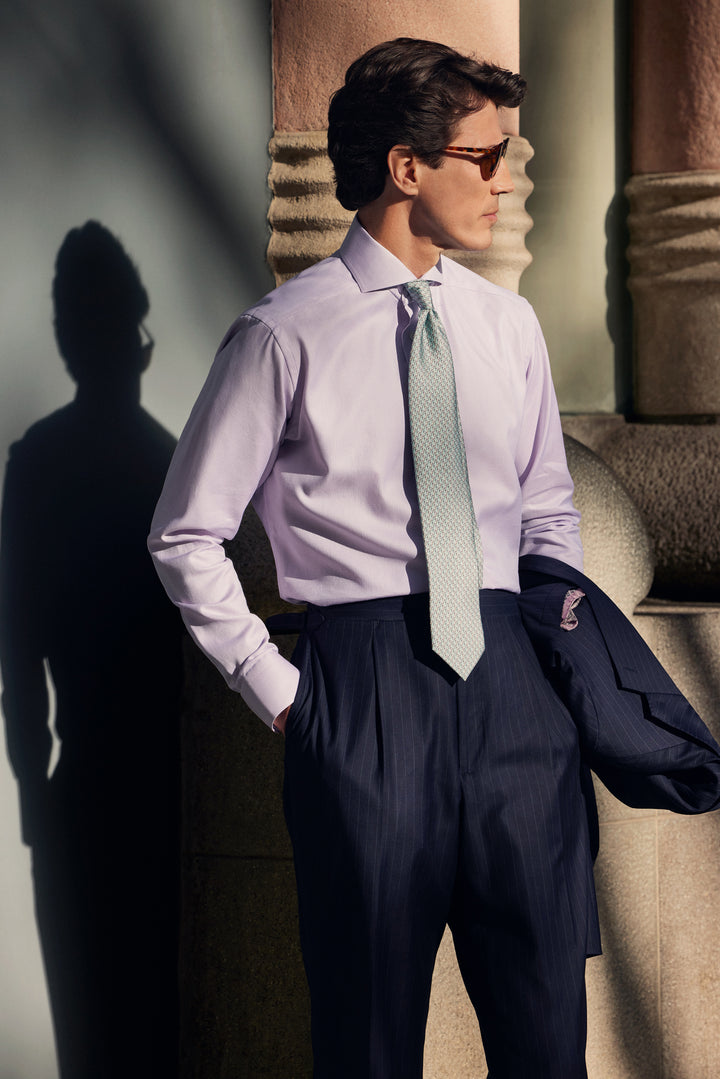 SLIM Herringbone Signature Dobby Shirt