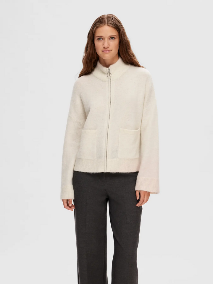 SLFSia RAS LS Knit Zipper