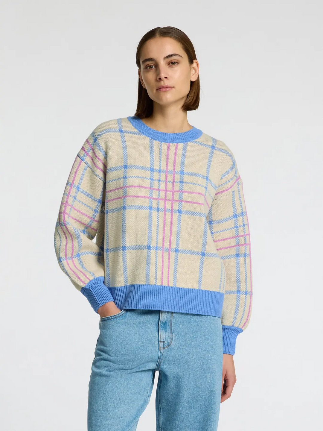 SLFTilde Check Knit