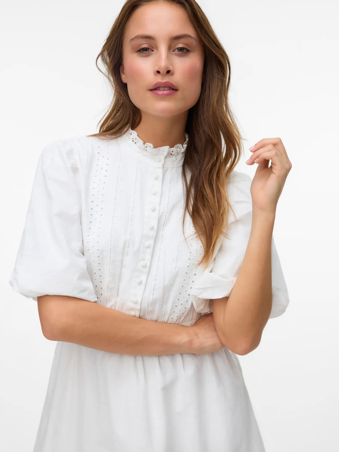 VMClover 2/4 High Neck Short Dress