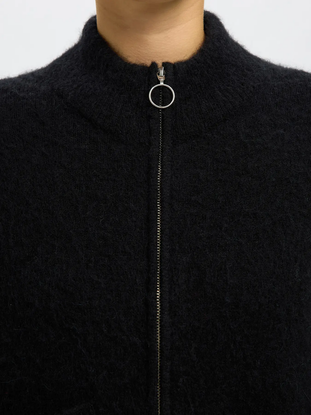 SLFSia RAS LS Knit Zipper