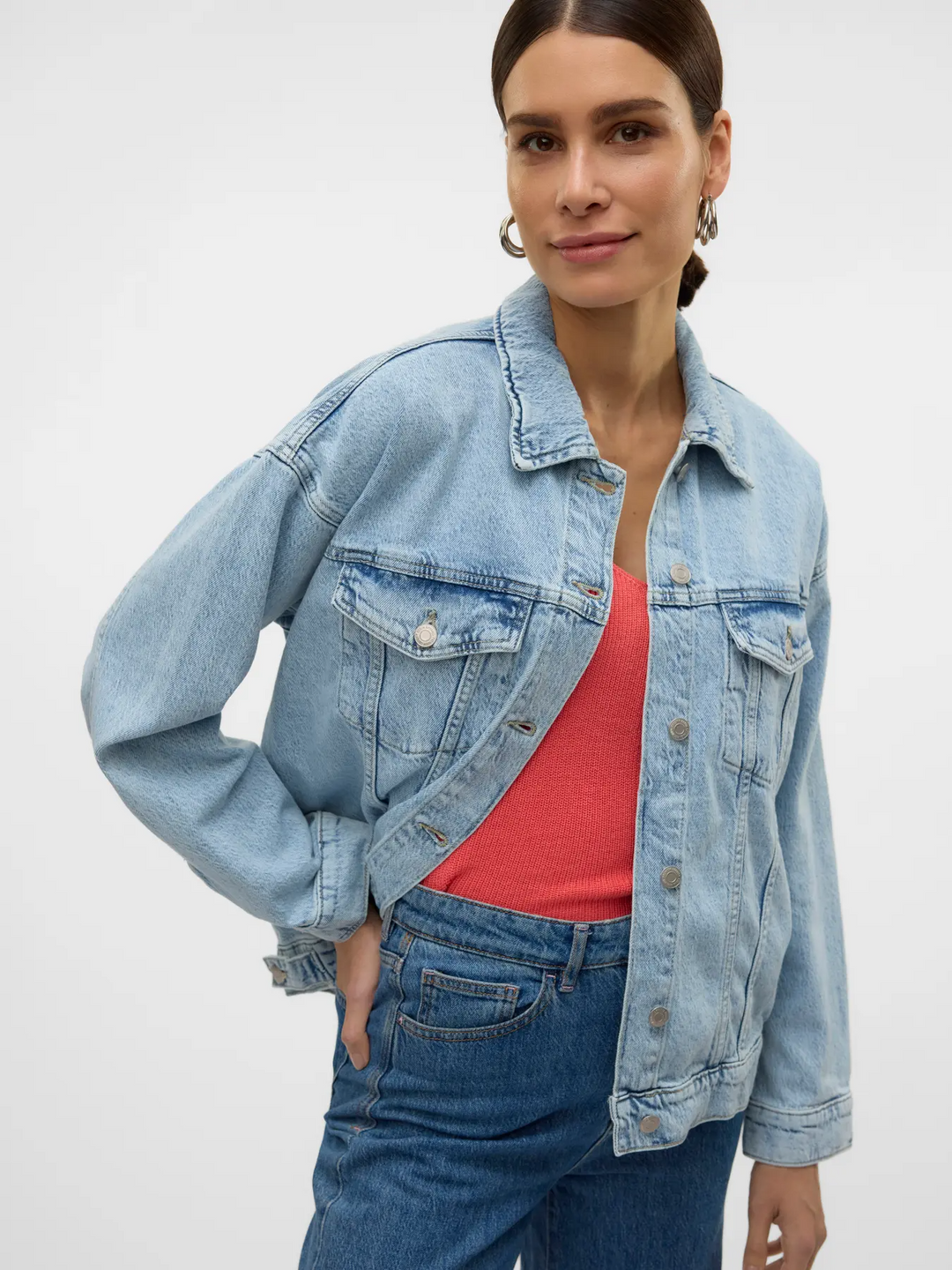 VMTessa LS Oversize Denim Jacket