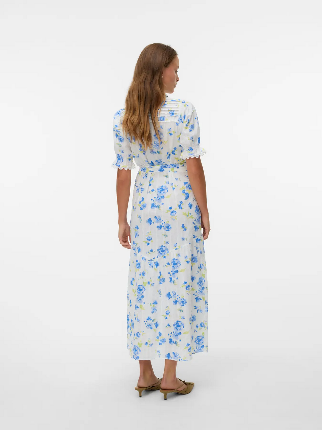 VMGry 2/4 Detail Lace Maxi